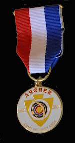 archer first rank with ribbon